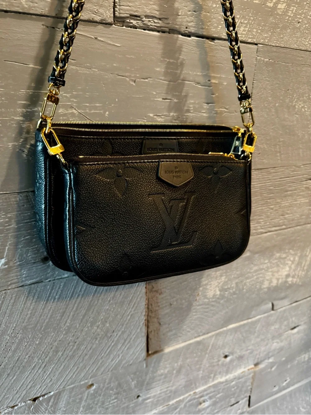 Louis Vuitton Black Multi-Pochette Accessoires Shoulder Bag